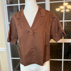 LaVita Chocolate Brown Lightweight Jacket – XL